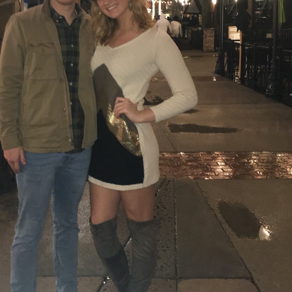 Venus Long Sleeved Sweater Dress